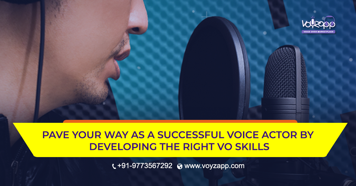 become professional voice actor